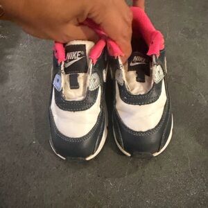 Nike Kids Sneakers - Black and Pink
